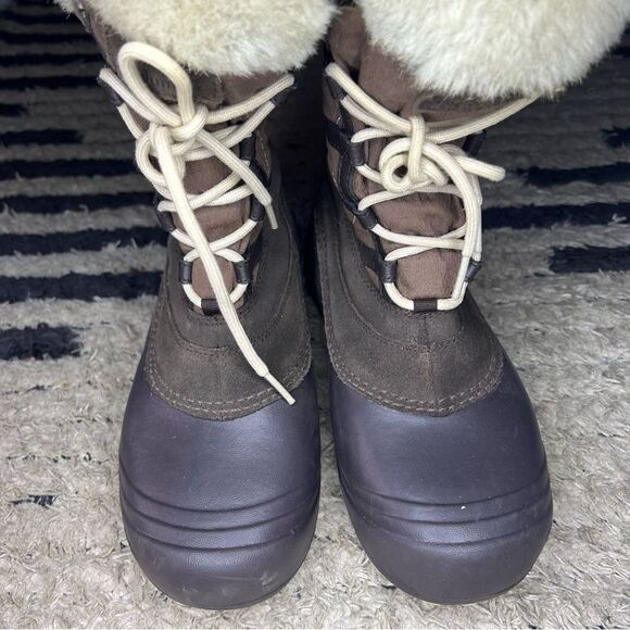 Columbia Sierra Summette brown insulated winter snow boots women’s shoe size 7 - Picture 4 of 10